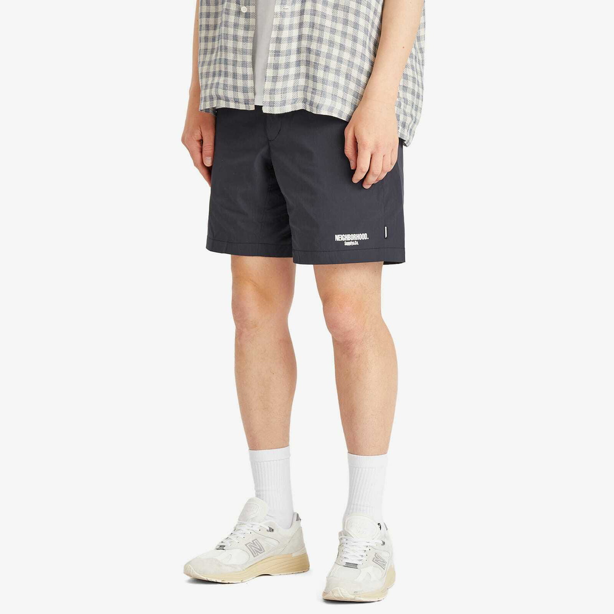 Neighborhood Men's Multifunctional Shorts in Navy