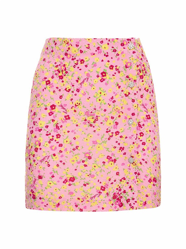 Photo: ROTATE - Floral Print Jacquard Mini Skirt