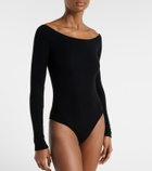 Agolde Maren off-shoulder bodysuit