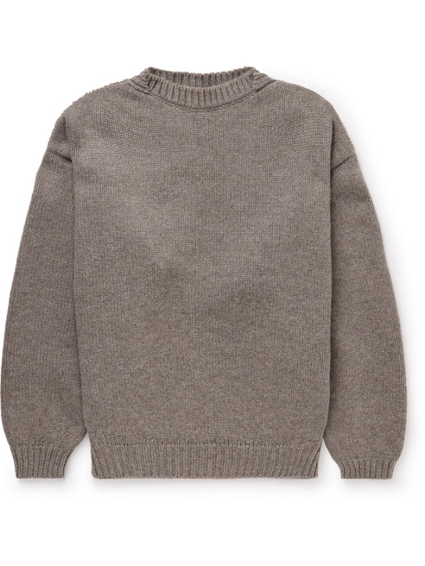 Photo: Fear of God - Oversized Wool Sweater - Gray
