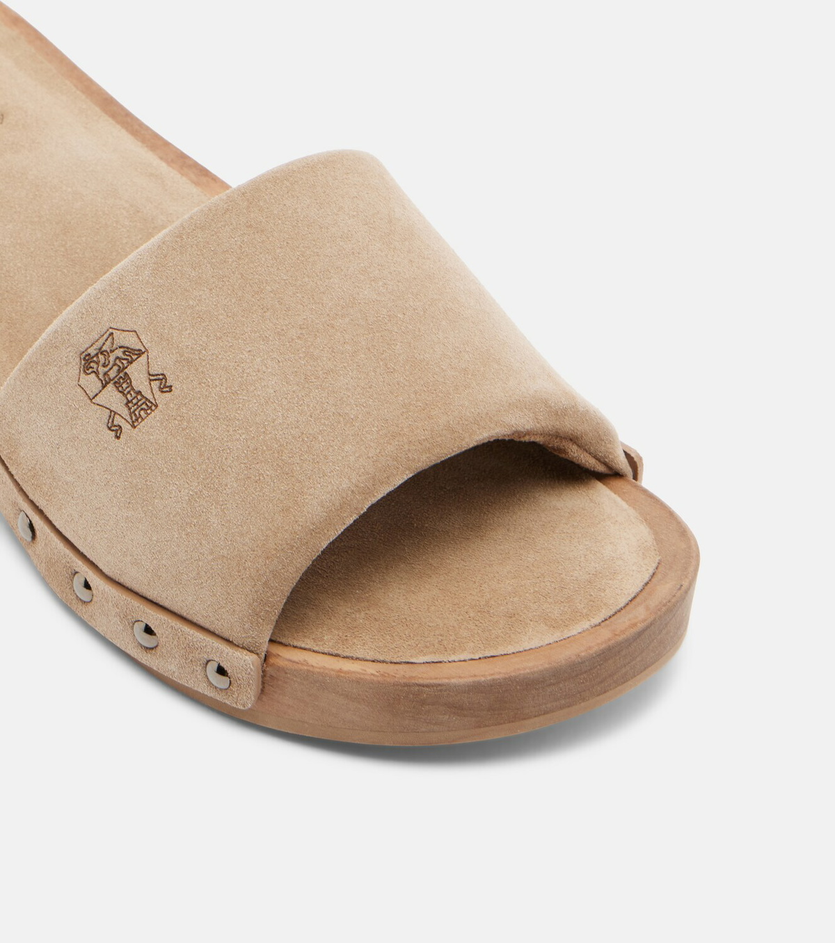Brunello Cucinelli Suede clogs