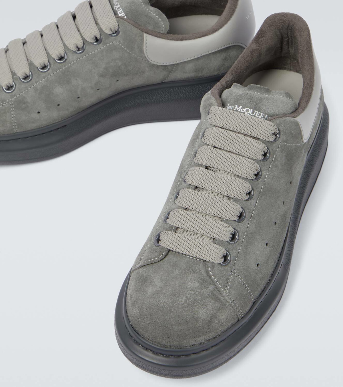 alexander mcqueen women's suede oversized sneakers