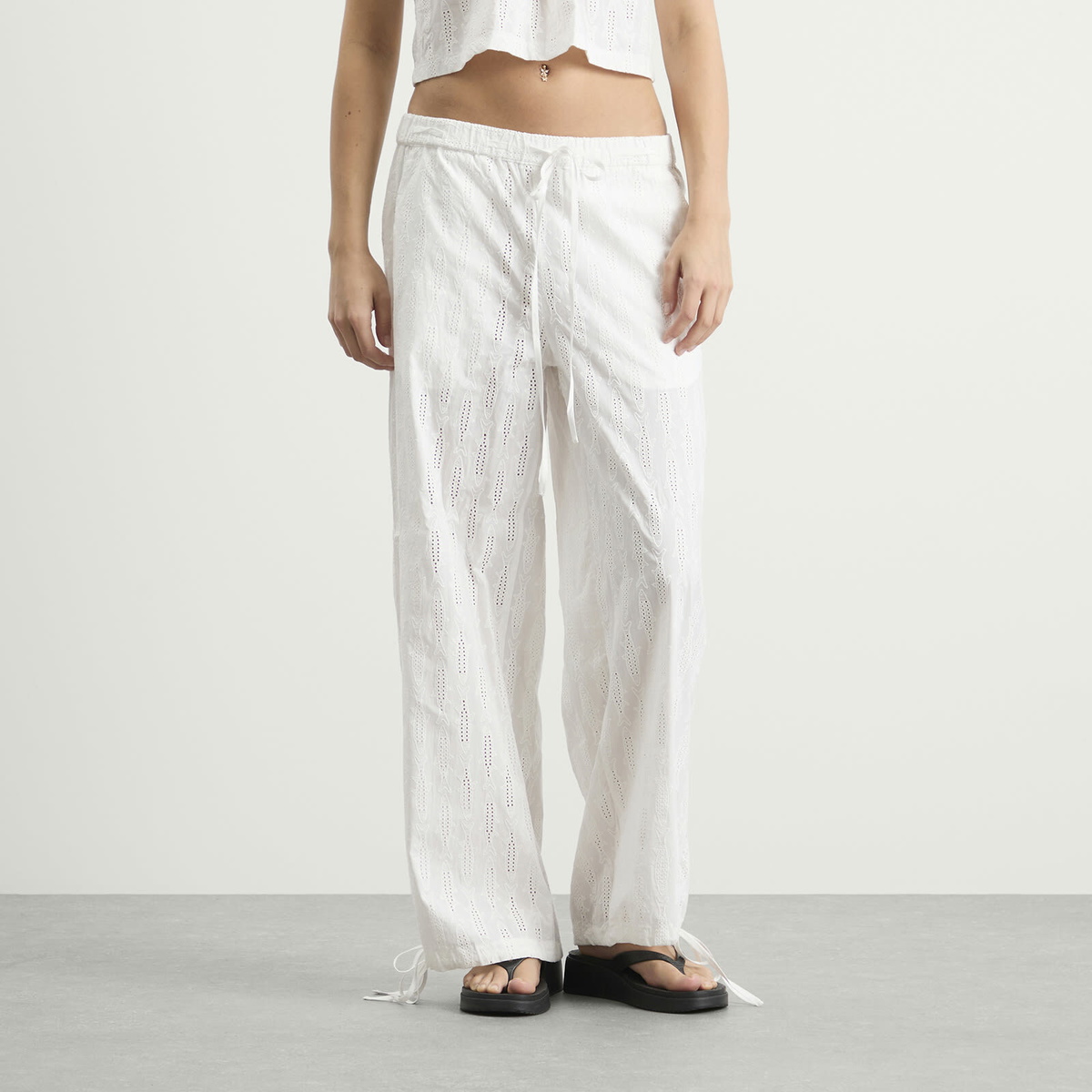 House Of Sunny Women's Sea Breeze Pant in Ivory