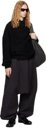 pet-tree-kor Black Resonance Pleat Sweater