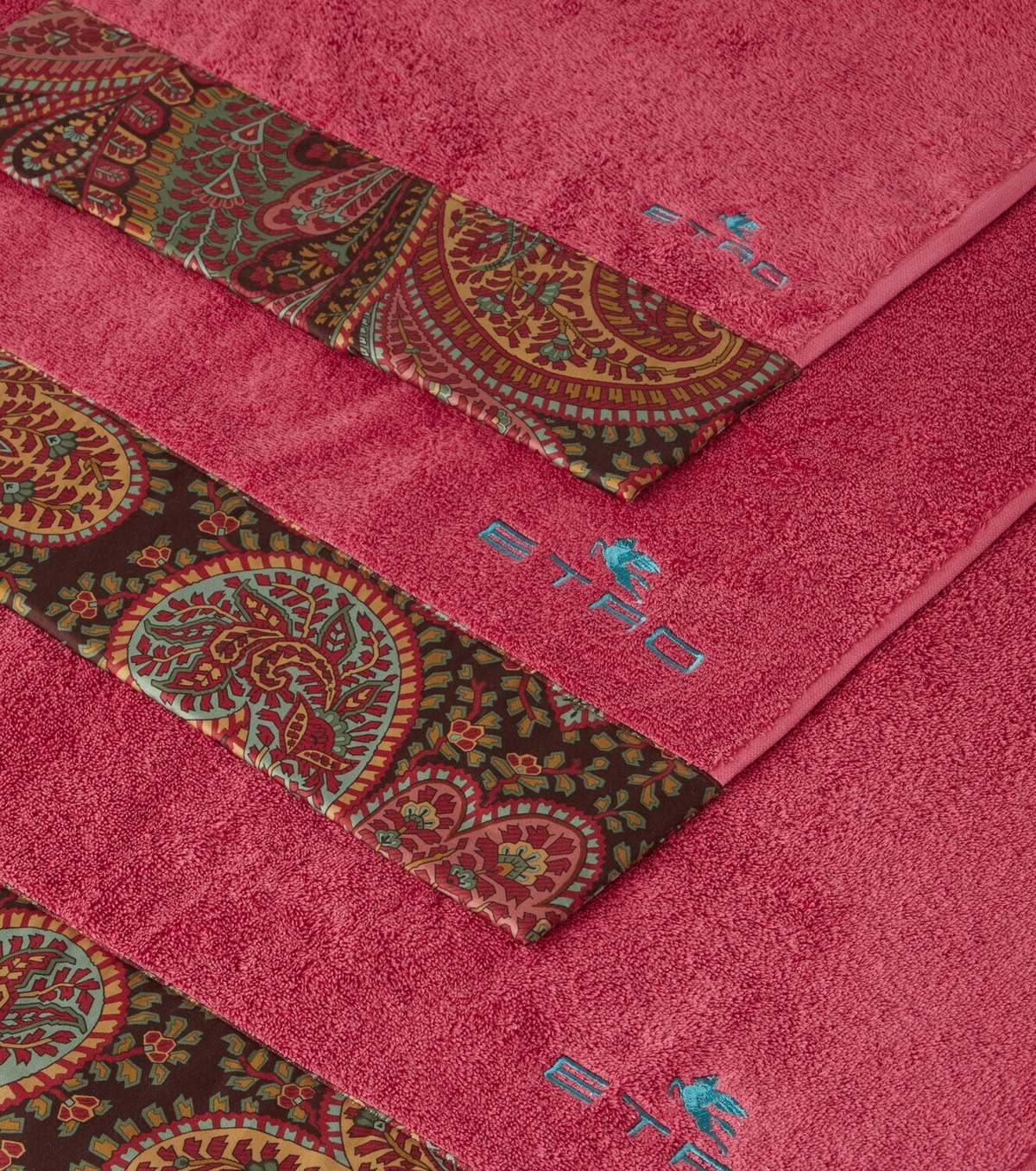 Etro Set of 5 cotton terry towels