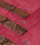 Etro Set of 5 cotton terry towels