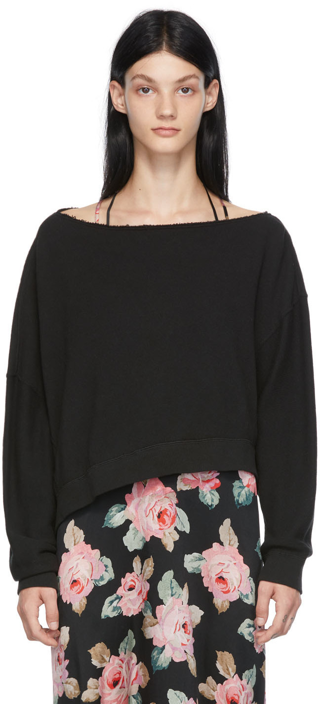 R13 off shoulder patti sweatshirt sale