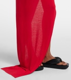 Rick Owens Aaliyah one-shoulder sheer gown
