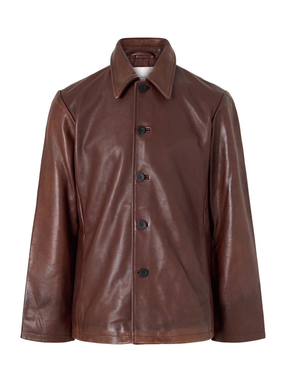 Studio Nicholson Men's Drive Technical Car Coat in Dark Navy