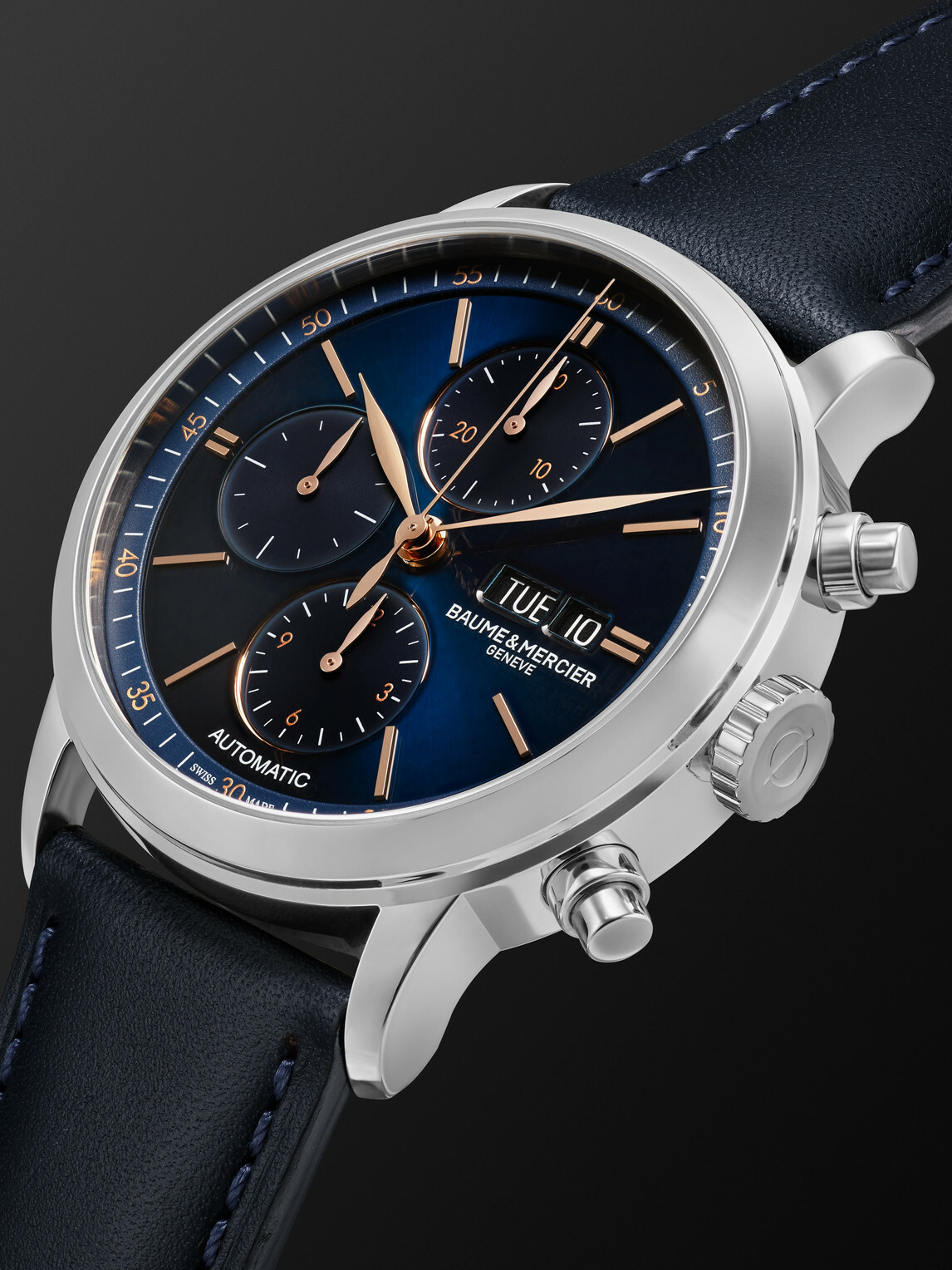 Baume & Mercier - Classima Automatic Chronograph Stainless Steel Watch, Ref. 10781