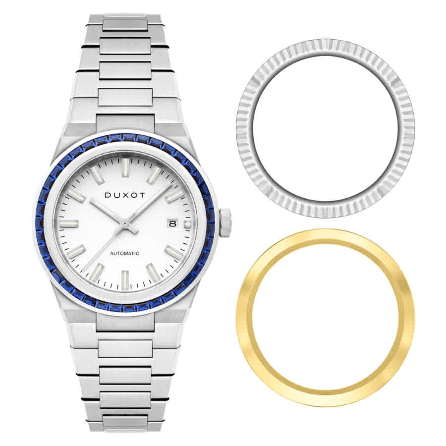 Duxot Alicante Rainbow White Dial Mens Watch DX-2075-33