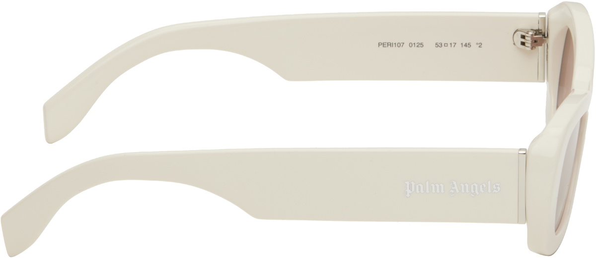 Palm Angels White Dana Sunglasses