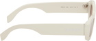 Palm Angels White Dana Sunglasses