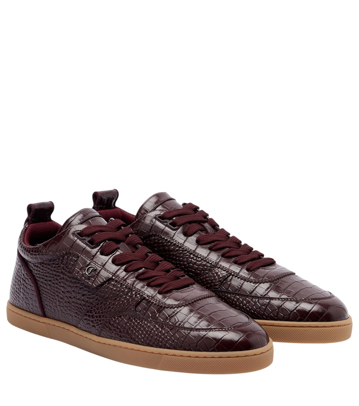 Photo: Christian Louboutin Tutti Rui croc-effect leather sneakers