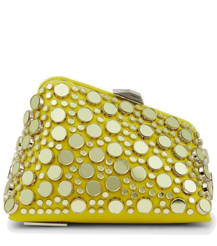 Photo: The Attico Midnight Mini embellished leather clutch