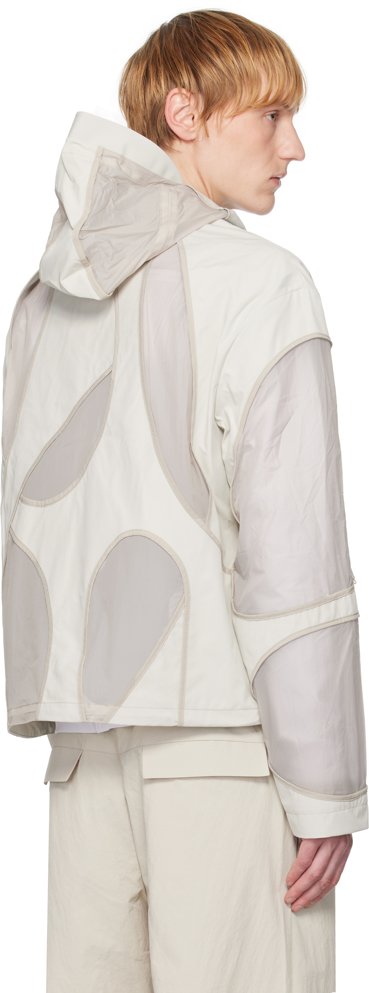 HELIOT EMIL Beige Lacuna Technical Jacket Heliot Emil