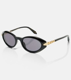 Bvlgari Serpenti Viper oval sunglasses