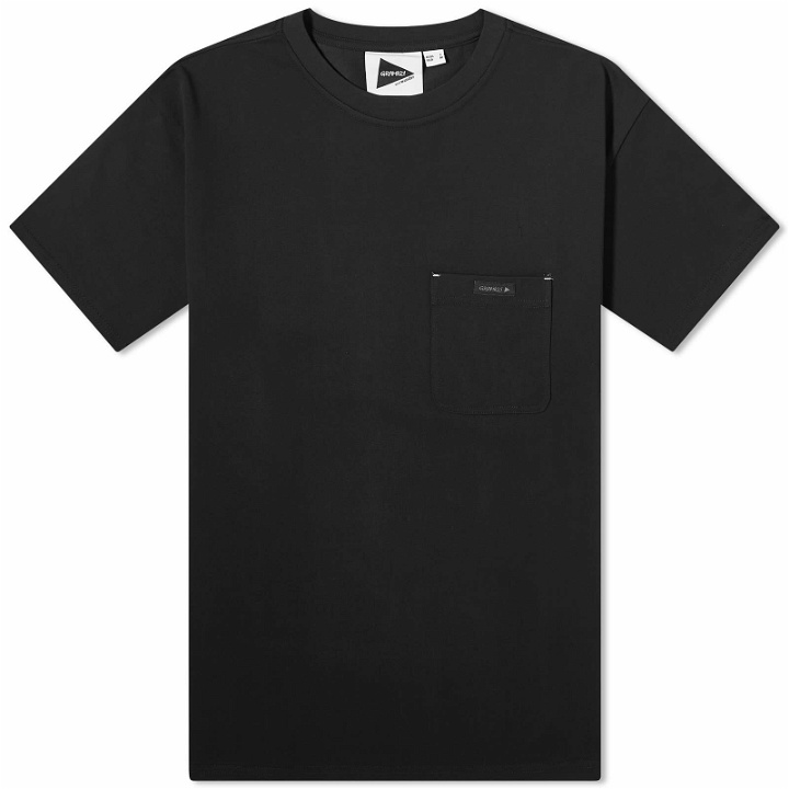 Photo: Gramicci Men's x And Wander Backprint T-Shirt in Black