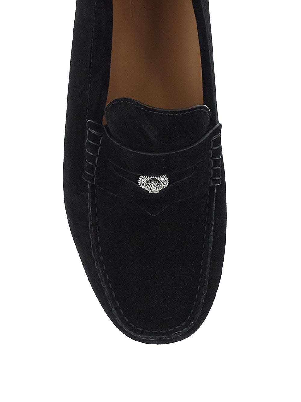 Versace mocassin Versace La Medusa Leather Loafers | Black | FARFETCH main image 4