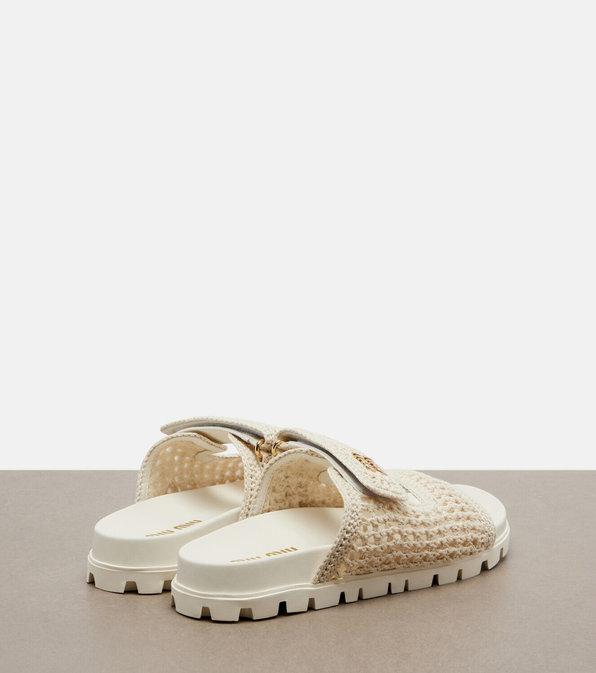 Miu Miu Crochet sandals