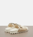 Miu Miu Crochet sandals