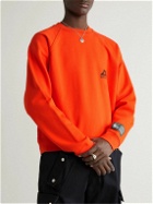 Reese Cooper® - Logo-Print Cotton-Jersey Sweatshirt - Orange