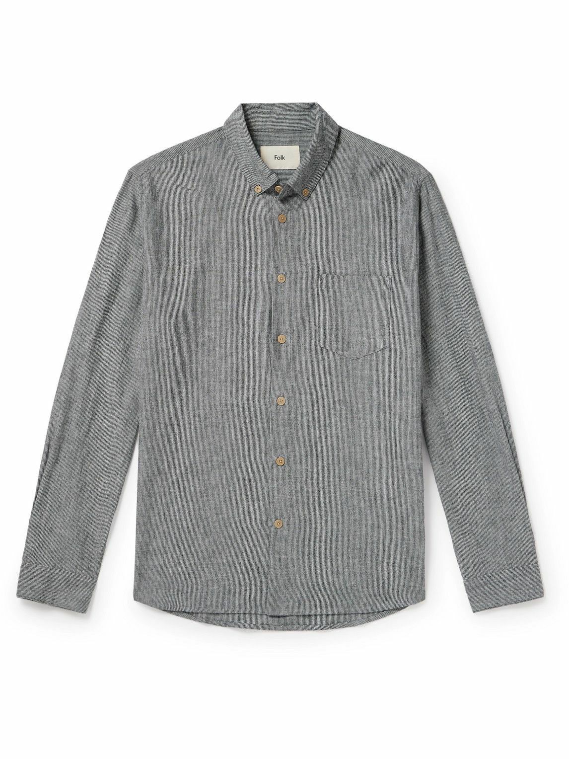 Folk Degree Shirt Blue Folk