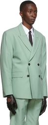 Ernest W. Baker Green Virgin Wool Blazer