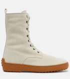 Tod's Winter Gommino suede lace-up boots