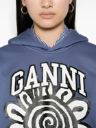 GANNI - Printed Cotton Hoodie