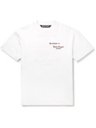 Palm Angels - Logo-Print Cotton-Jersey T-Shirt - White