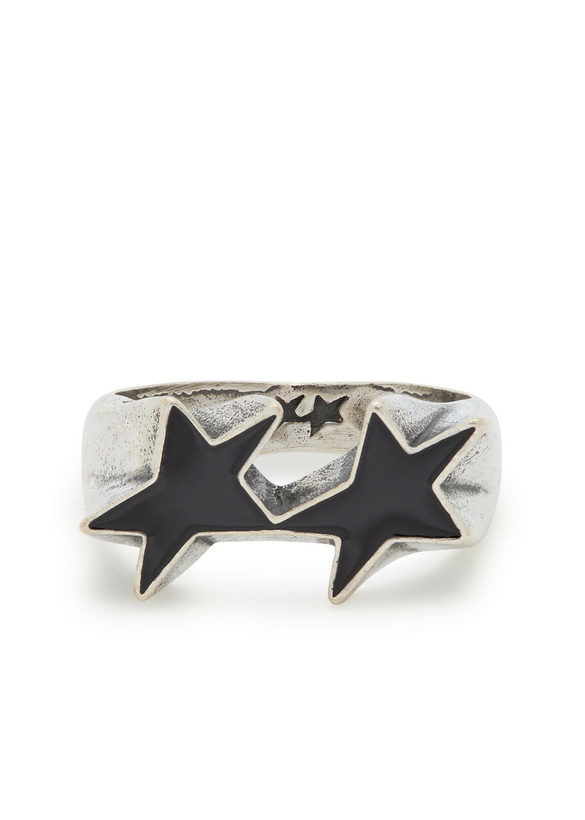 Photo: Twojeys Icon Enamelled Sterling Silver-plated Ring