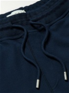 Mr P. - Straight-Leg Cotton-Jersey Drawstring Shorts - Blue