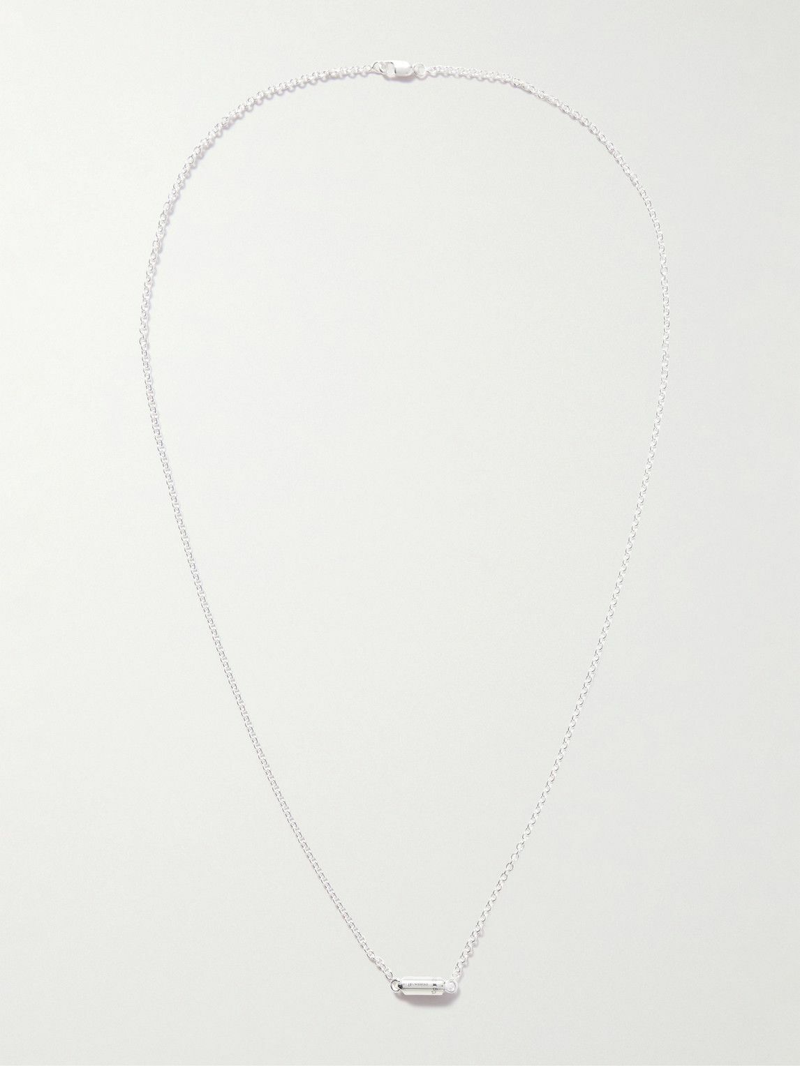 Le Gramme - 10g Segment Recycled Sterling Silver Pendant Necklace