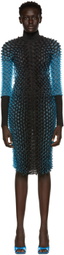 Chet Lo Black & Blue Evening Gown