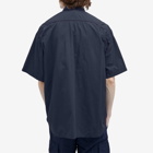 Comme des Garçons Homme Men's Nylon Double Pocket Short Sleeve Shi in Navy