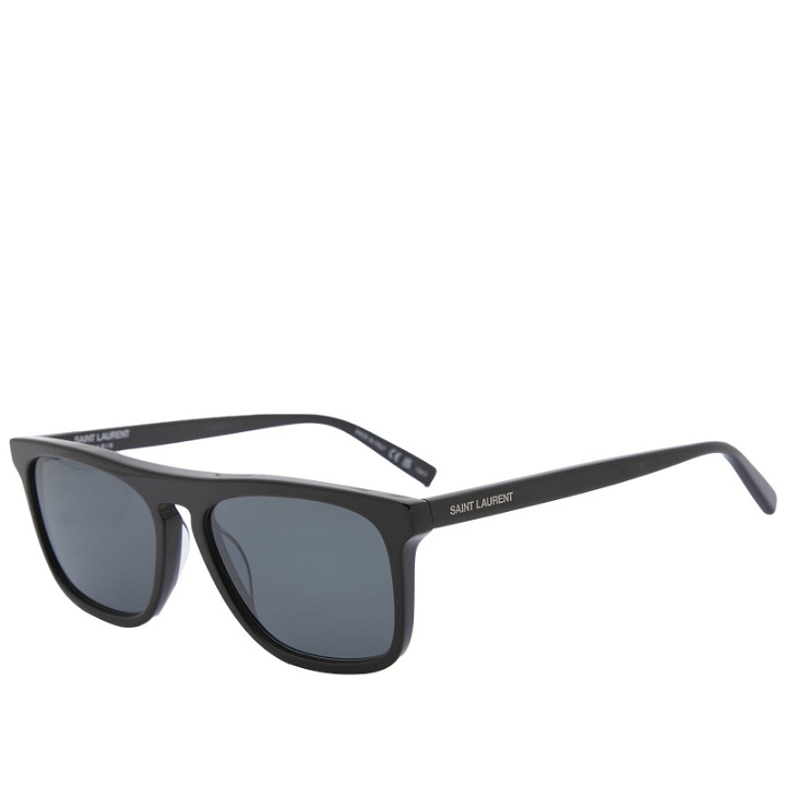 Photo: Saint Laurent Men's SL 586 Sunglasses in Black