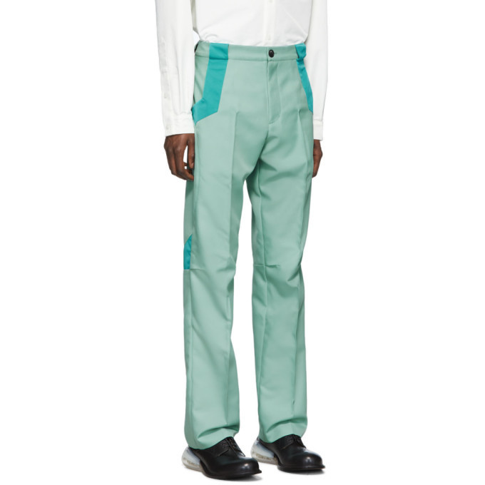 Kiko Kostadinov Green Tulcea Tailored Trousers Kiko Kostadinov