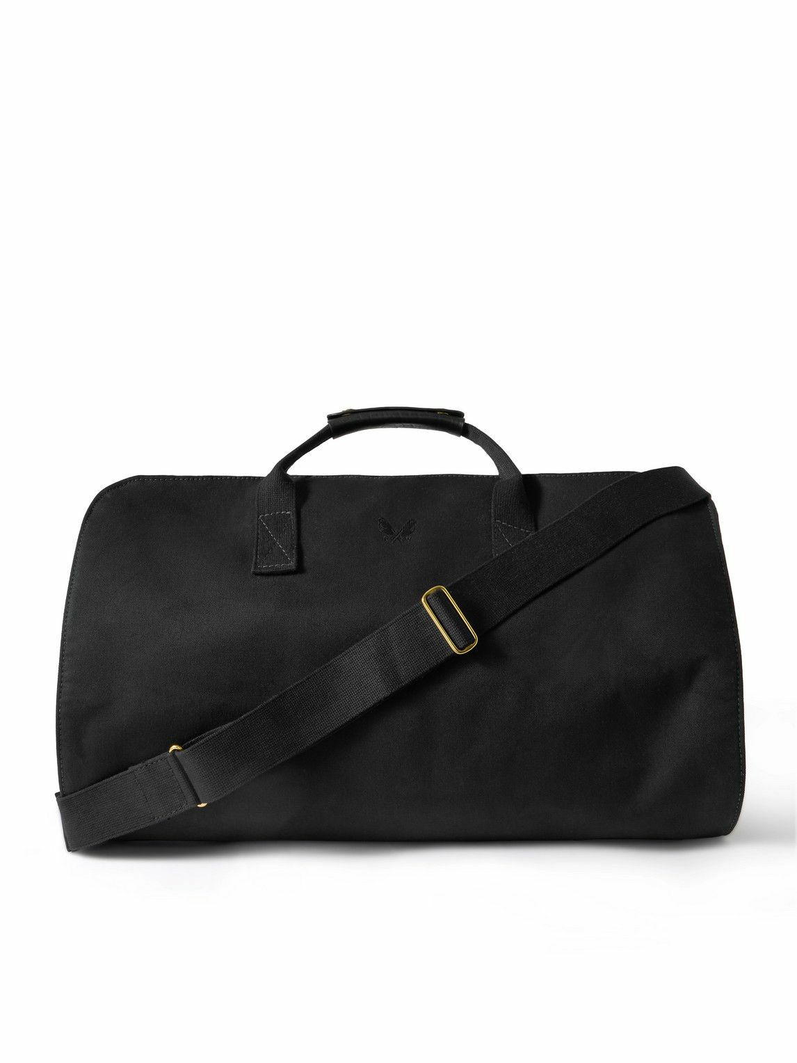 Bennett Winch - Leather-Trimmed Cotton-Canvas Suit Carrier and Holdall