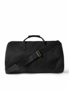 Bennett Winch - Leather-Trimmed Cotton-Canvas Suit Carrier and Holdall