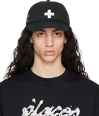 PLACES+FACES Black Appliqué Cap