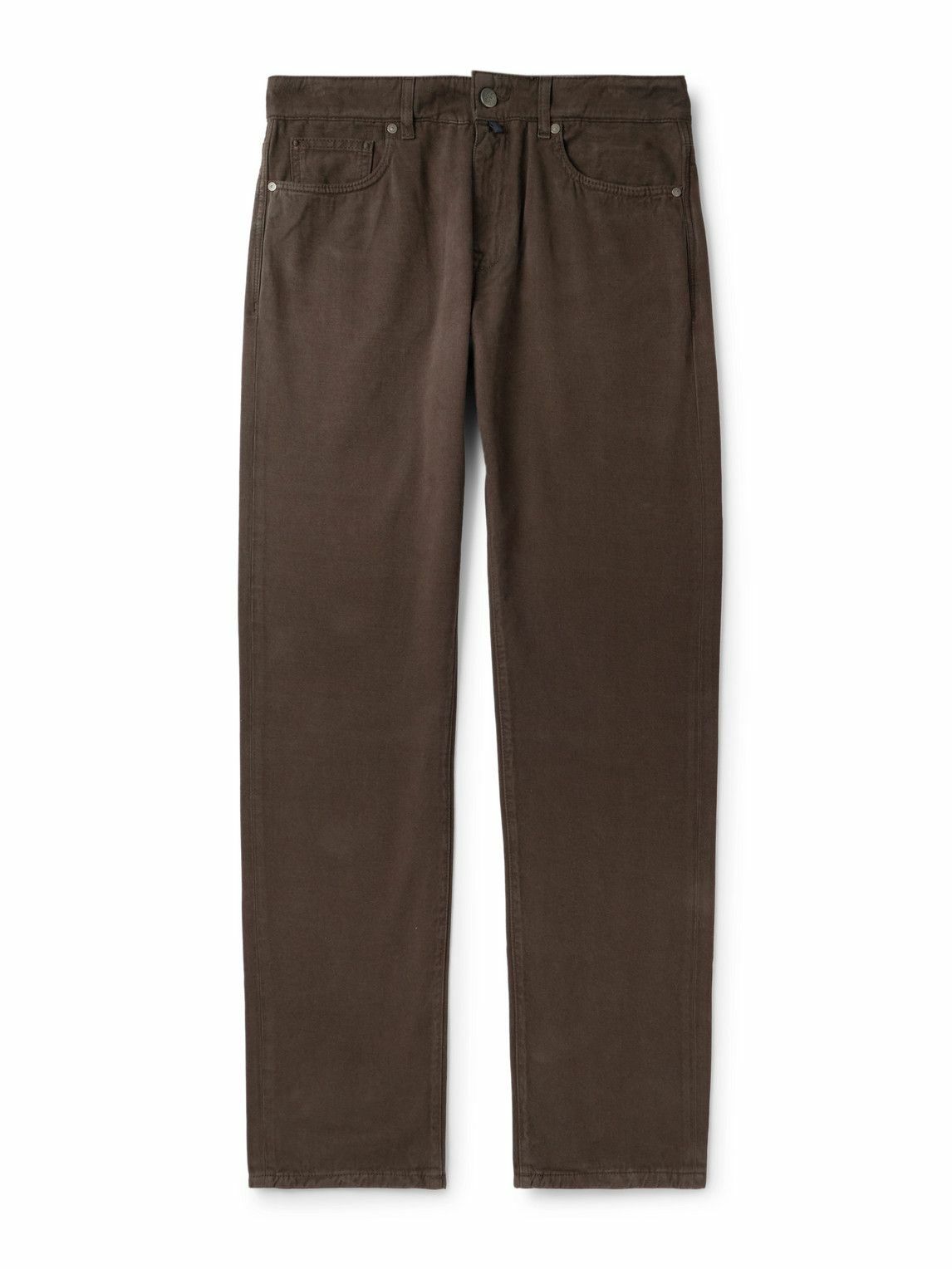 Incotex - Blue Division Straight-Leg Jeans - Brown