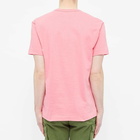 Comme des Garçons Play Men's Red Heart Logo T-Shirt in Pink