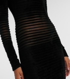 Mugler Semi-sheer gown