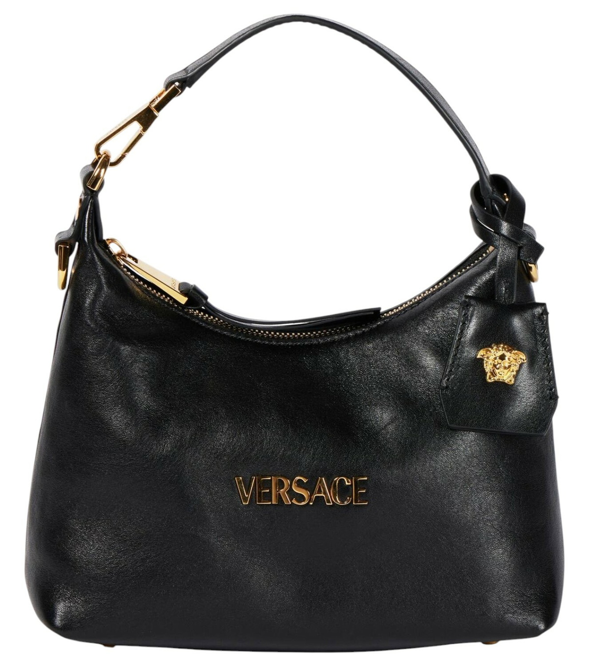 Versace Tag Small leather tote bag Versace
