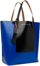 Marni Blue & Black Tribeca Tote