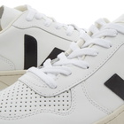 Veja Men's V-10 Vegan Basketball Sneakers in Extra White/Black