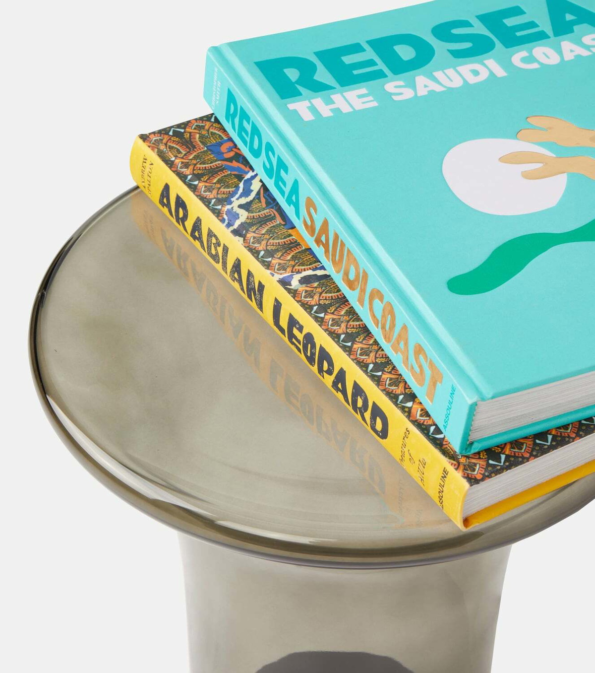 101 Copenhagen Trumpet Tall glass side table