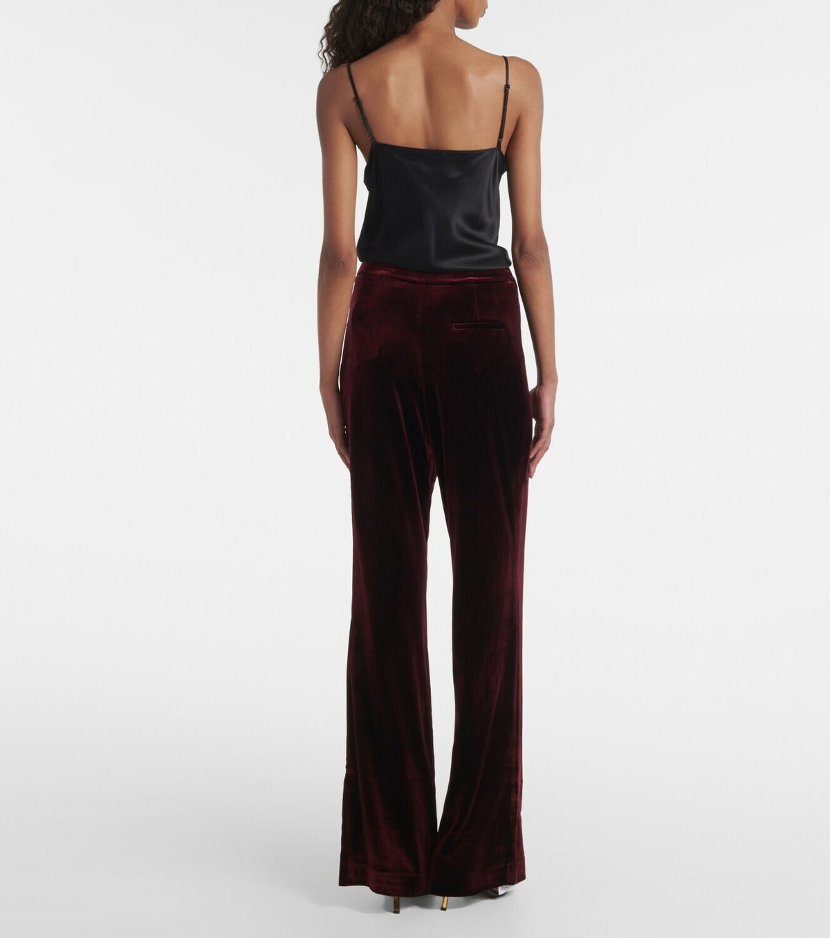 Roland Mouret Velvet wide-leg pants