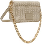 Marc Jacobs Khaki Mini 'The Monogram J Marc' Shoulder Bag